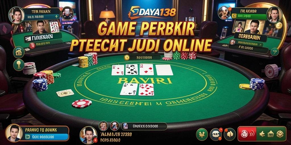 Tampilan gameplay Poker yang seru dan interaktif di DAYA138.