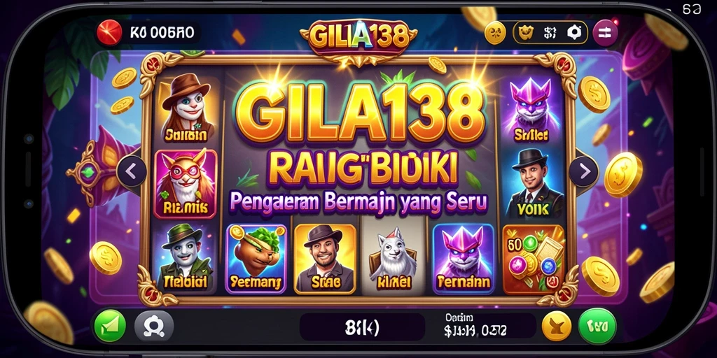 Tampilan gameplay GILA138 yang menarik dengan tema slot yang beragam.