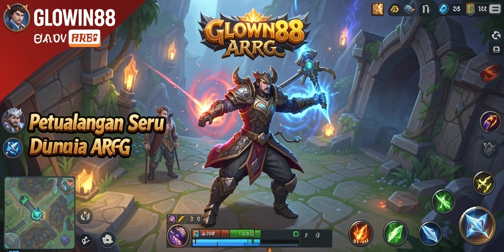 Tangkapan layar GLOWIN88 menampilkan aksi pertempuran yang intens dan grafis yang menawan.