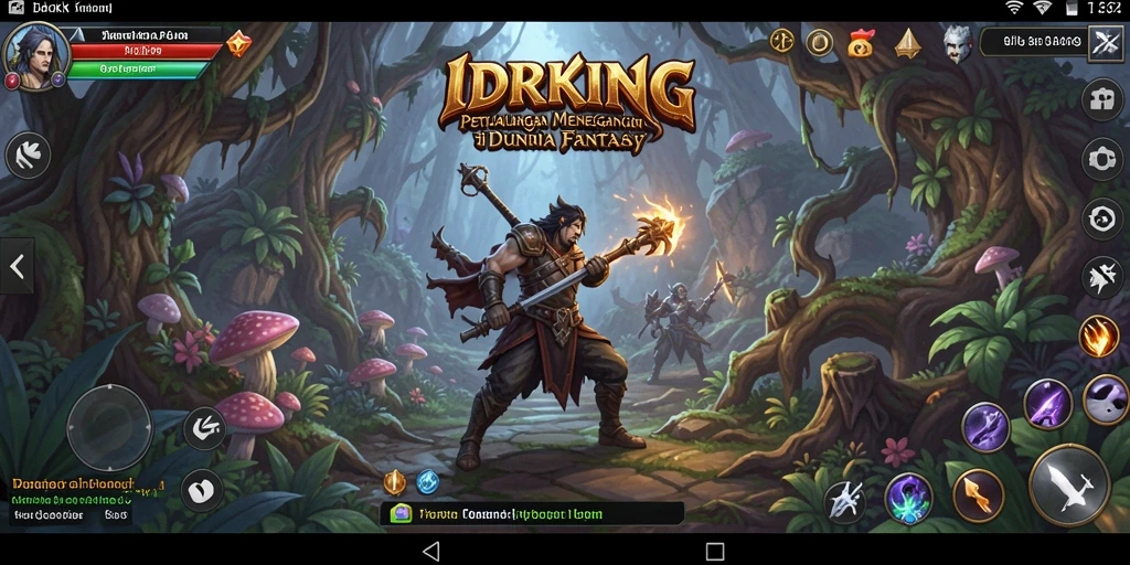 Tampilan gameplay menegangkan dalam IDRKING dengan petualangan yang penuh tantangan.