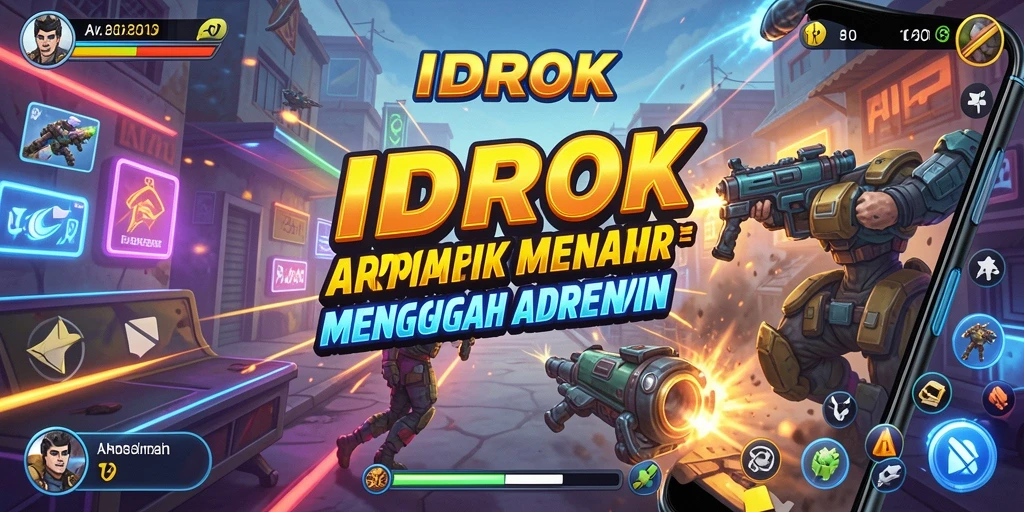 Tampilan gameplay <strong>IDROK</strong>, penuh aksi dan keseruan dalam bermain.