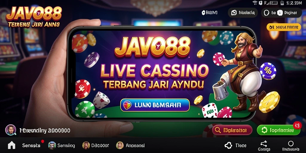 Screenshot gameplay Live Casino JAVO88 menampilkan dealer langsung yang ramah.