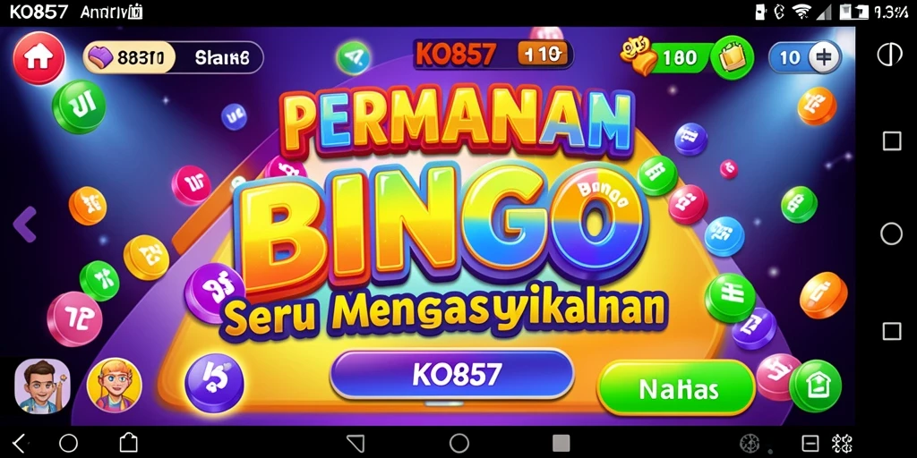Tampilan gameplay KO857 dengan suasana Bingo yang seru.