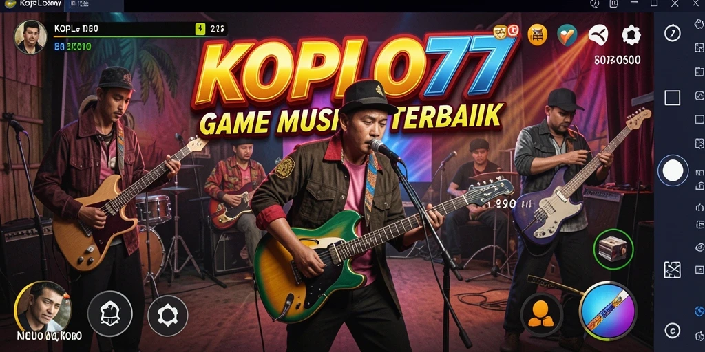 Tampilan gameplay KOPLO77 yang menarik dengan berbagai pilihan lagu.