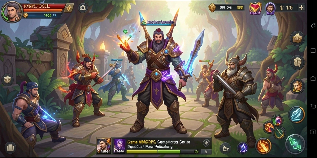 Tangkapan layar pengalaman bermain MMORPG yang mengasyikkan di PARISTOGEL.