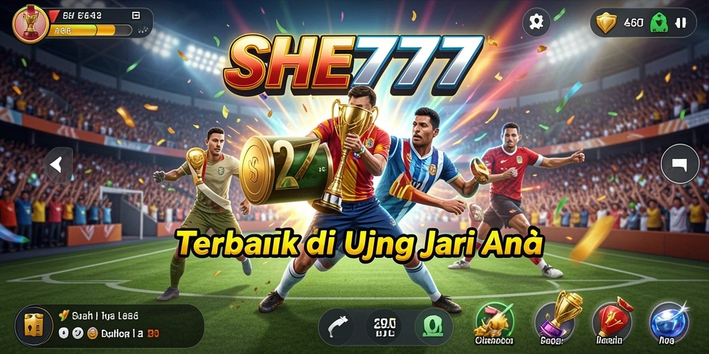 Tampilan menarik gameplay SHE777 dengan aksi olahraga seru.