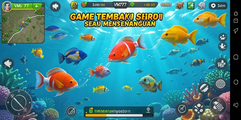 Gameplay seru dalam Tembak Ikan VM777 yang mengasyikkan.